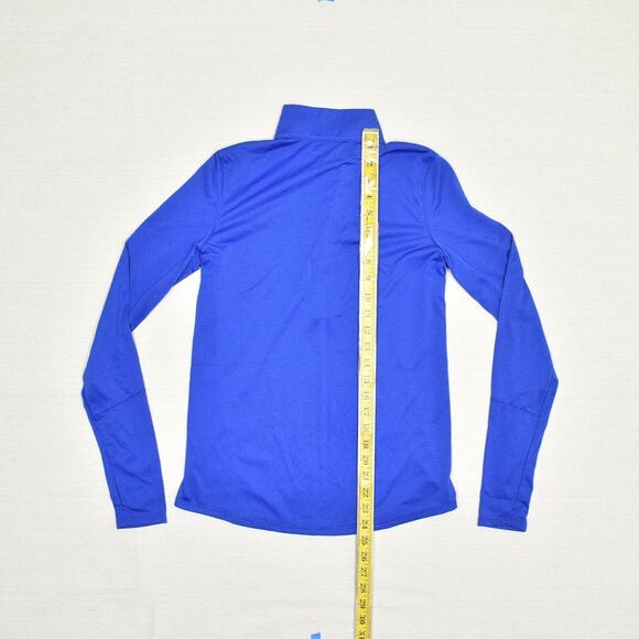 Under Armour Women Polyester Blue Size XS 1/4 Zip Pullover Sweatshirt Loose Heat - Picture 5 of 8